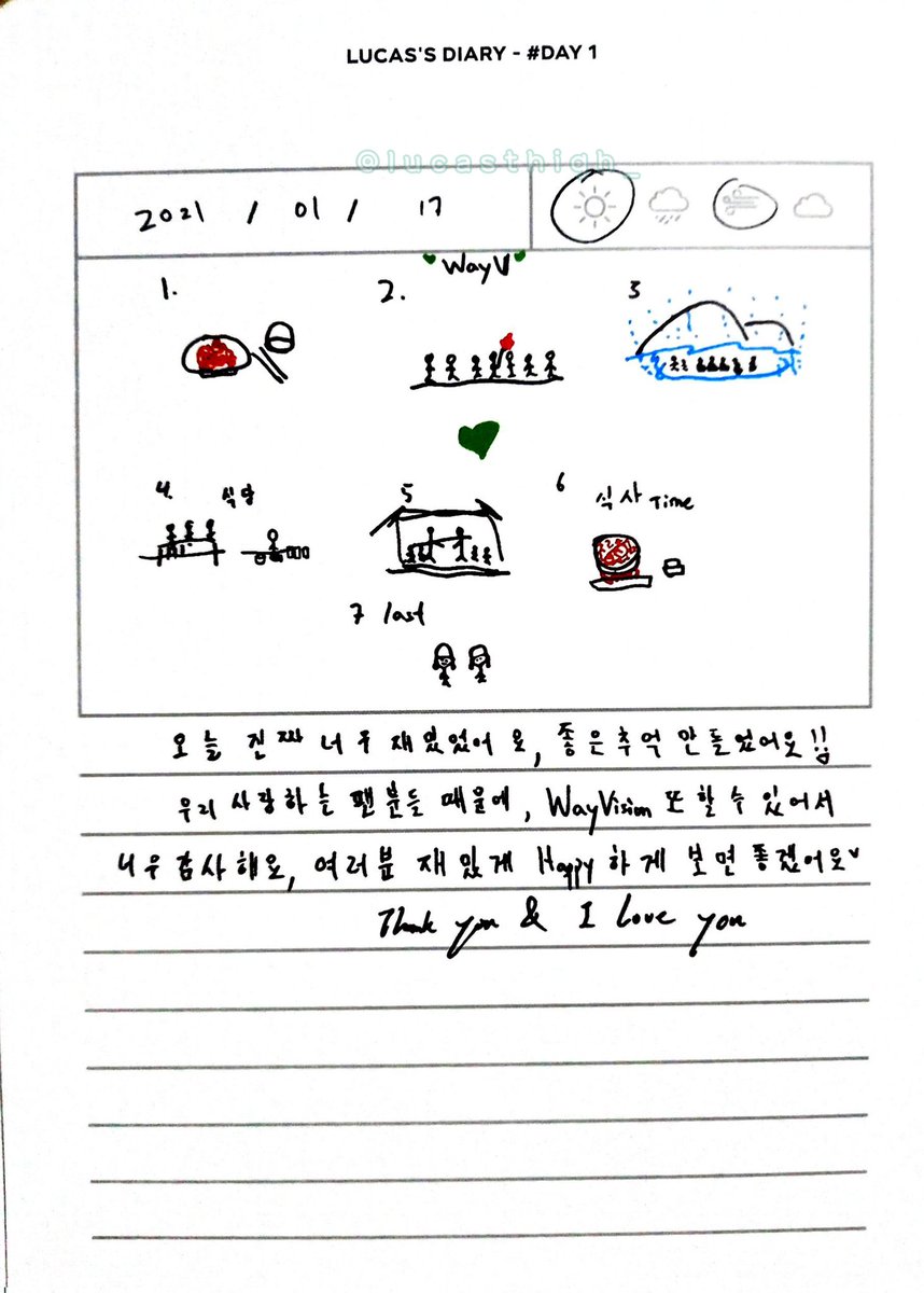 lucasthigh_'s tweet photo. WayVision 2 MD Commentary Book
#LUCAS DAY 1 & DAY 2 DIARY
#WayVision2 #WayV https://t.co/ZBwxptxzPu