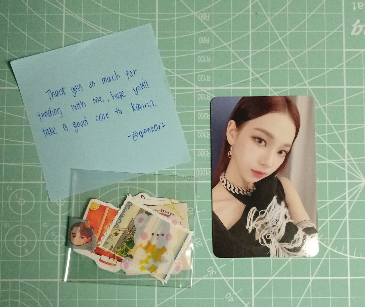 rinayucart's tweet photo. 💌 #rinamails
Hi! @qiankart thank you so much po for trading with me, karina came home safely! grabe super lakas ng sparks 😭
#QNKproofs https://t.co/JcTGlEFSAG