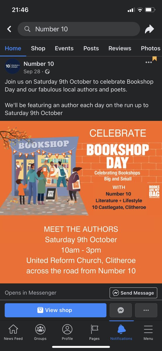joel_hames's tweet photo. In or around Clitheroe today? Pop in and say hello!
#visitclitheroe
#NationalBookshopDay
#BooksAreMyBag https://t.co/W6W6xapVgi