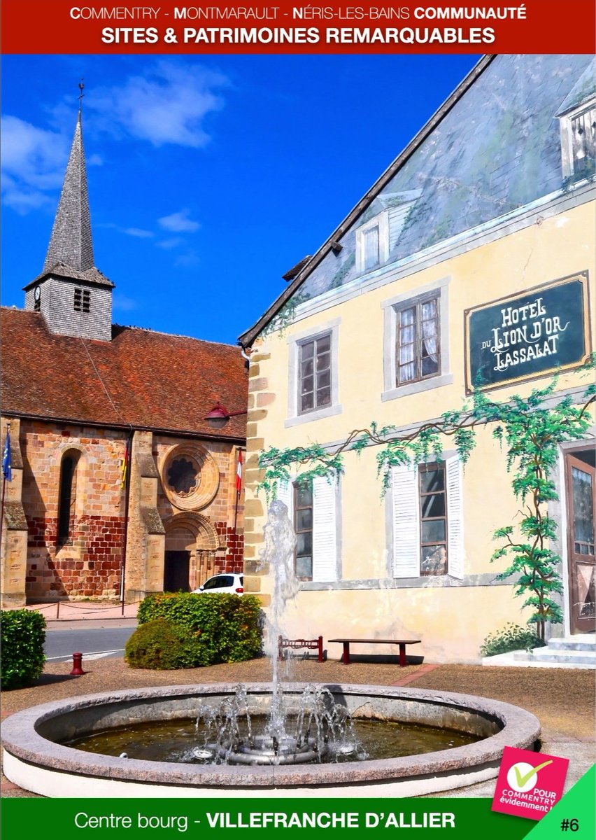 commentry2020's tweet photo. #SamediPatrimoine | Sites et patrimoines remarquables

Tous les samedis, retrouvez sur ce compte un monument, une statue, un bâtiment... tous issus de notre patrimoine local, évidemment !

👉 Aujourd'hui, le centre-bourg de #VillefranchedAllier.

Photo: GC.

@SpaccaferriF https://t.co/HfQxjZDla8
