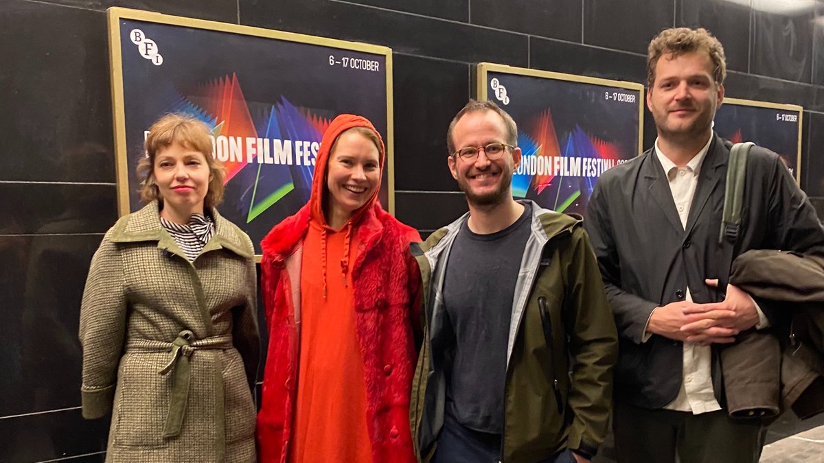 estembassyuk's tweet photo. ๐ช๐ช๐ซ๐ฎ๐ท๐บ๐ฉ๐ช collaboration - an award-winning 'Compartment No. 6' @BFI London Film Festival. Such a fantastic screening last night with screenwriters from #Estonia and director, lead actress from #Finland sharing their insights and experience. https://t.co/BeINDjLRRW