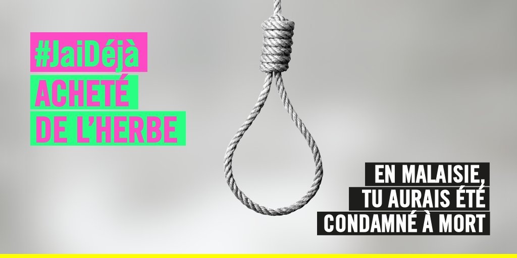 C'est les 40 ans de l’abolition de la peine de mort en France !

L’occasion de revisiter un jeu culte : « Je n’ai jamais ».

Mêmes règles à quelques détails près. Si tu l’as déjà fait, tu risques la peine de mort.

Tu aurais pu être condamné en Malaisie ? Commente avec #JaiDéjà.