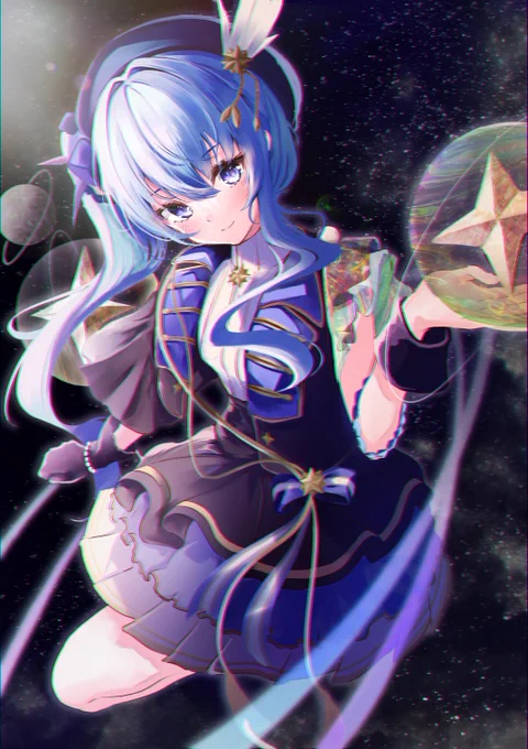 Skebですいちゃんを描かせていただきました!
指定なかったのでアルバムの衣装で!
#ほしまちぎゃらりー 