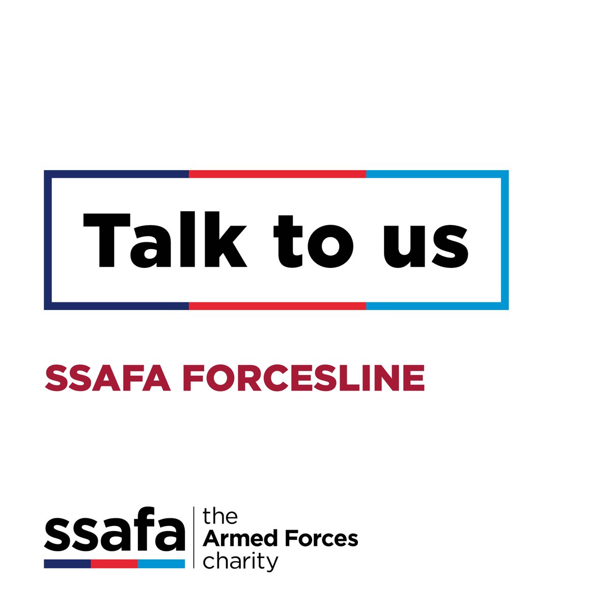 If you're a member of the Armed Forces, a veteran, or family member facing problems, you're not alone. Contact <a href="/SSAFA/">SSAFA</a>'s Forcesline on 0800 260 6767 or at ssaf.as/forcesline (Mon-Fri). #WorldMentalHealthDay 

Find more about other support available ▸ ssaf.as/mentalwellbeing