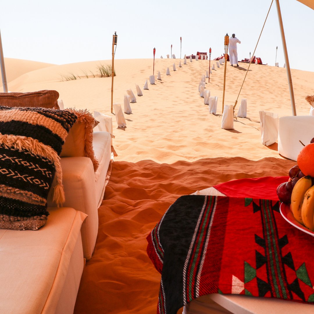 Spend a few days at the Magic Camps and experience luxury and camping at the same time in your choice of destination - 

Oman or The UAE. With their eco-conscious camps, you can relax or celebrate an event with elegant cuisine and unique interiors. 
.
.