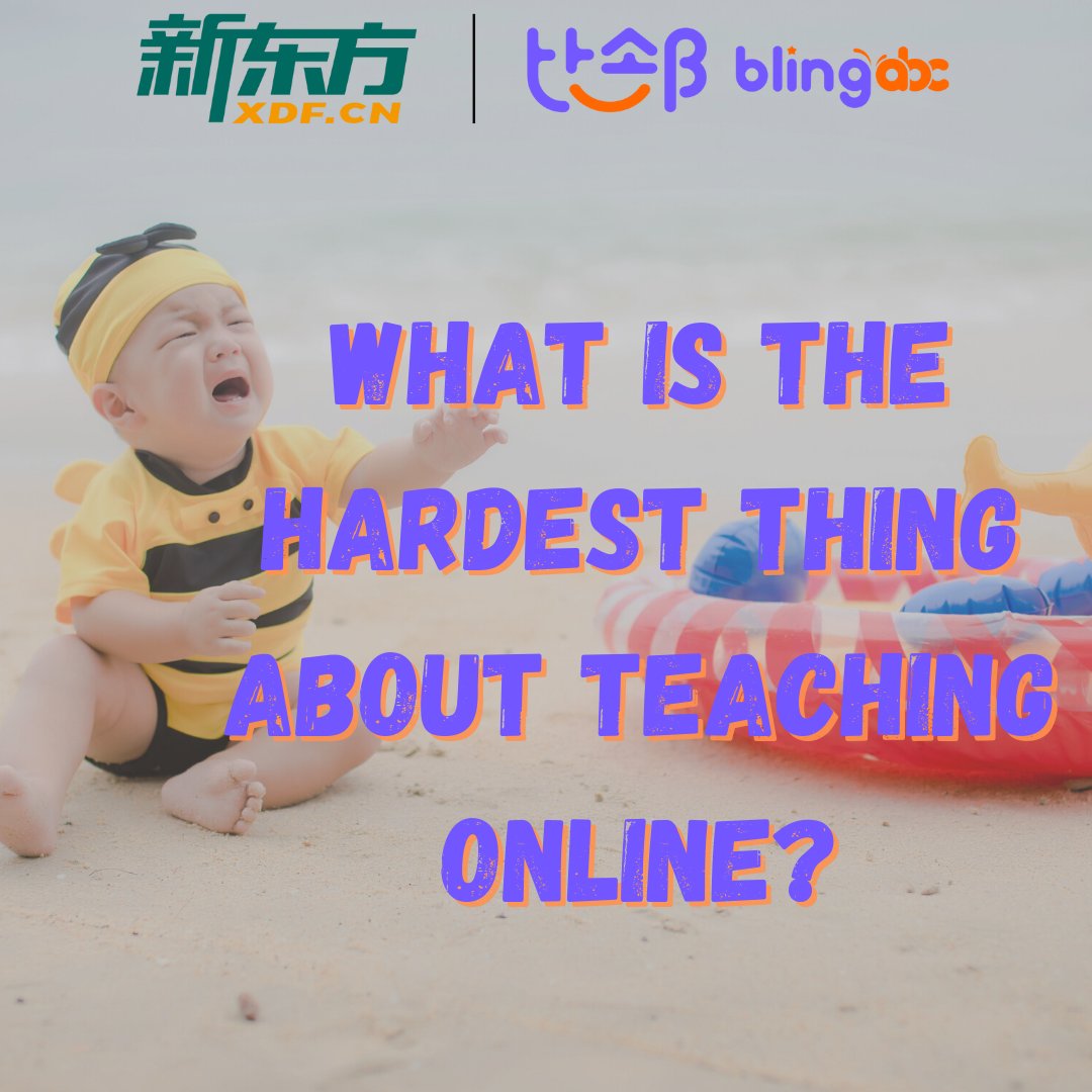 bling_abc's tweet photo. What is the hardest thing about teaching online?

#BlingABC #NewOriental #ESL #TEFL #TeachEnglish #ESLTeacher #newlogo https://t.co/PSUE8A4LIZ