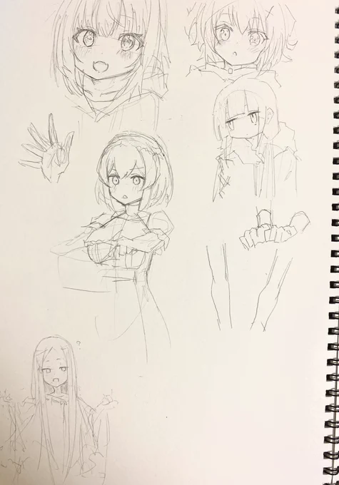 模写と落書き 