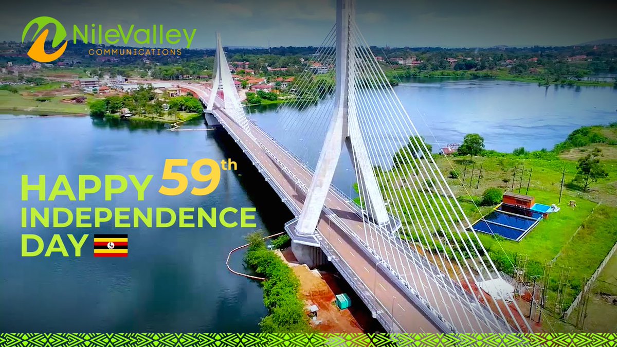 The #NileValleyCommunications family wishes all Ugandans a #happyindependenceday. 

#UgandaAt59 
#BeautifulUG