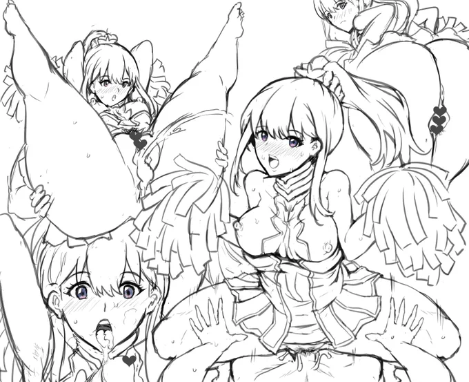 (えちちrkgk)こちら裕太の応援をしてくれるチアガールな六花ちゃんです。 