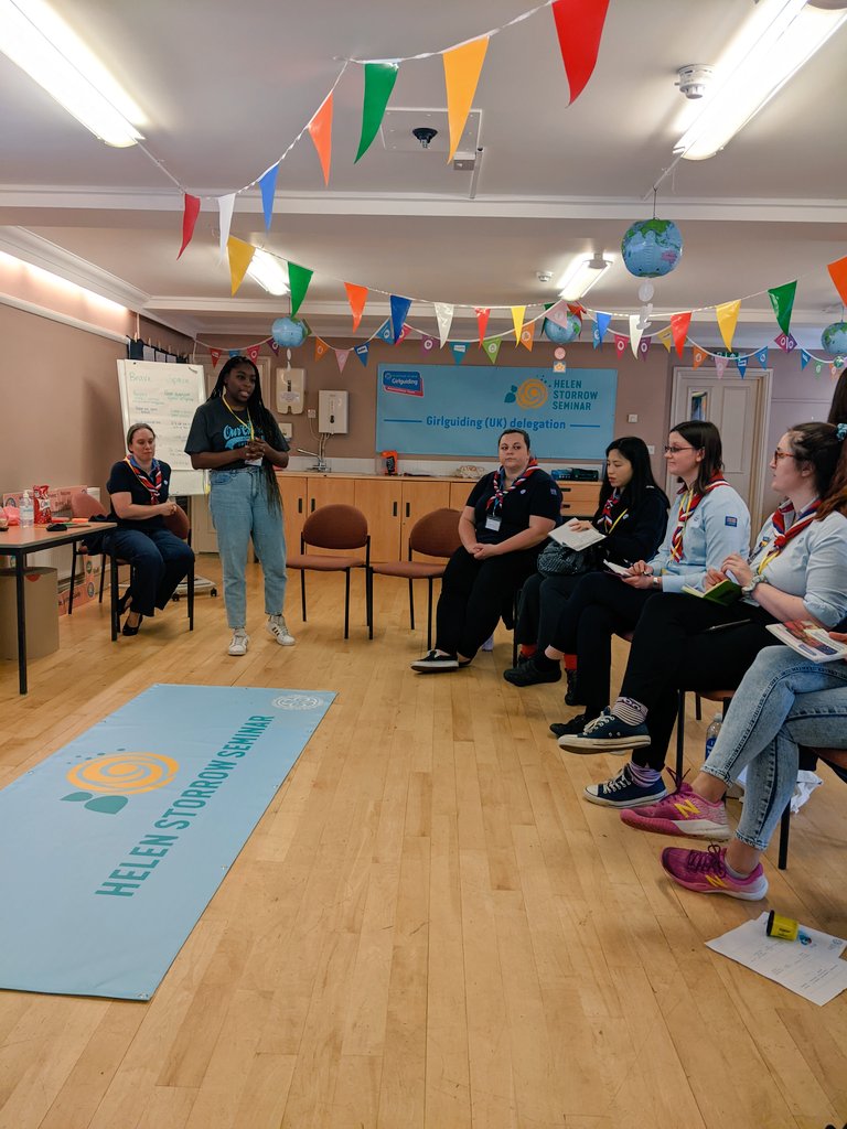Opening ceremony time at <a href="/Girlguiding/">Girlguiding</a> pop up Helen Storrow Seminar event. Excited to get stuck in and work through the core themes of leadership, environment and change 🌏🌎🌍  #HSS2021 <a href="/wagggsworld/">World Association of Girl Guides and Girl Scouts</a>  <a href="/FoxleaseTAC/">Foxlease Activity Centre</a>