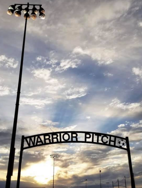KeeBoysSoccer's tweet photo. The bricks have been set. The arches are up. #WarriorPitch improvements continue this fall. The #Warrior soccer squads appreciate the work of #OneCommunityOneGoal, local contractors, volunteers, and donors in bringing the new soccer field to life! 👏
#GoWarriors | @KeeGirlsSoccer https://t.co/7MA4H2VK3Q