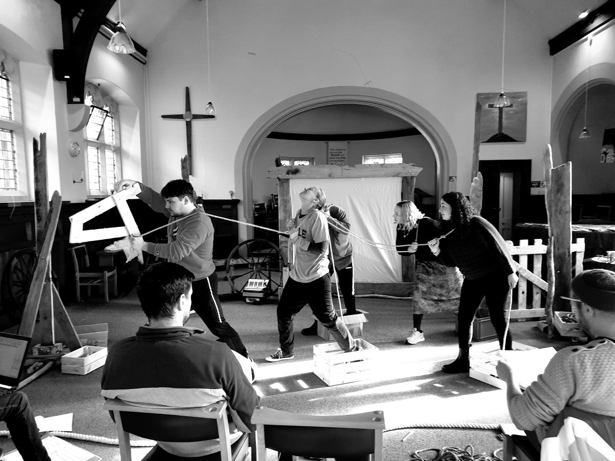 As we near the end of our first week of #LOUISA rehearsals we're feeling like we've dragged a lifeboat over #Exmoor but we are so excited about sharing theis show with you. #HEAVE #theatre #OverlandLaunch #jointhecrew