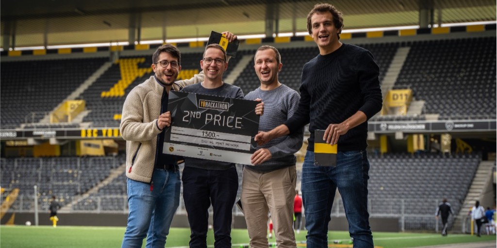 As the second winner, we may crown the team "Digital Impact Network"! Congratulations to all of you and we hope that you will celebrate today! Did you miss the livestream? Then watch the presentations and the award ceremony on our Youtube Channel: ow.ly/Kmr750GoPwV