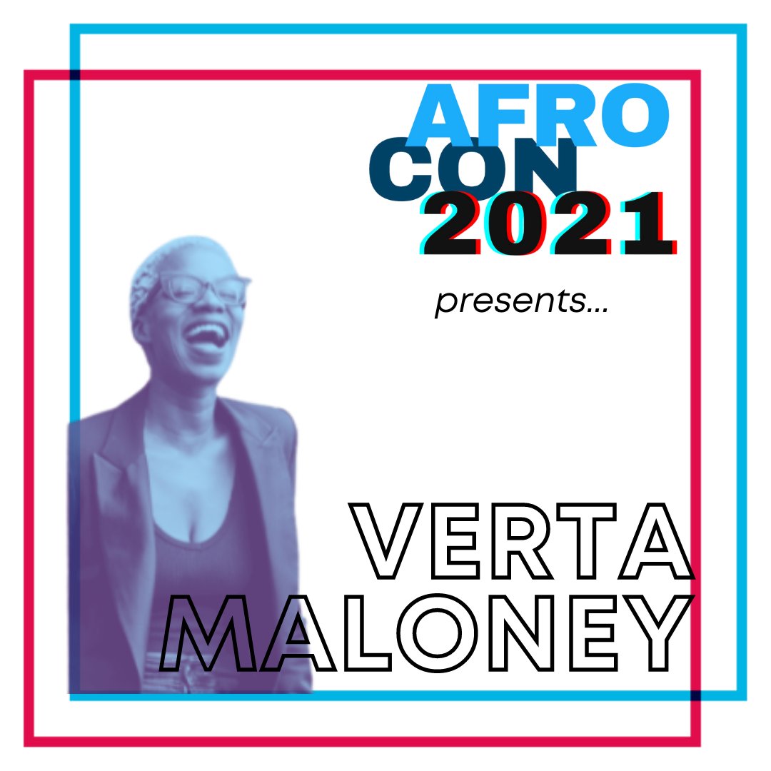 thegamehers's tweet photo. #TheGameHERs co-founder @verta will be speaking at #AfroCon's panel on Black #WomenInGaming today at 1 PM EST!
#AfroConOmaha is a virtual celebration of nerd culture & Black culture ๐ฎ ๐
Learn more / buy tickets: https://t.co/VyHHEA94hZ
#AfroConOmaha2021 #Blerds #BlerdCulture https://t.co/1VLjIoKgck