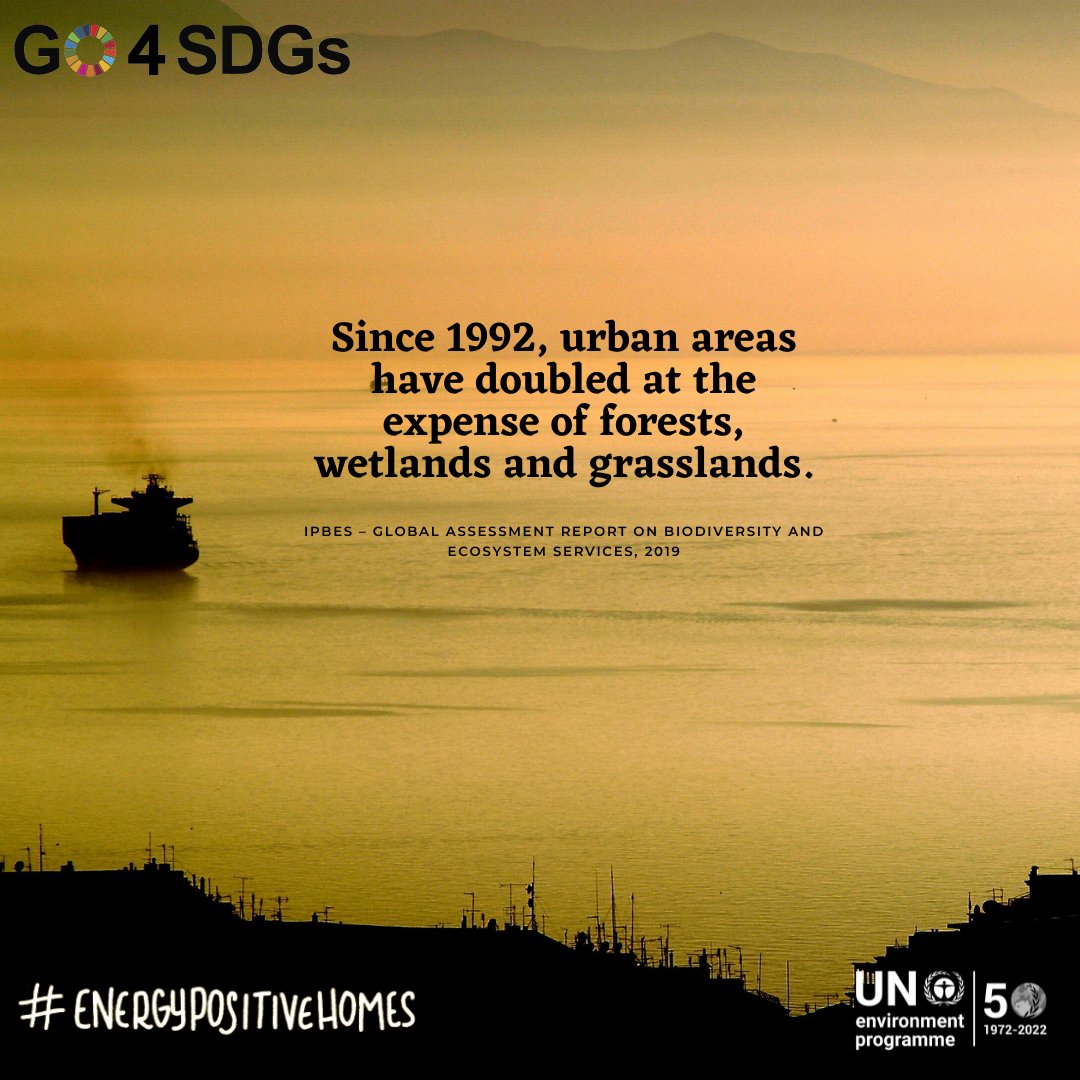 YouthOfOne1's tweet photo. In the last 30 years, urban areas have doubled at the expense of forests, wetlands and grasslands! We should always keep in mind that how the construction sector uses natural resources has a huge impact on ecosystems and biodiversity.
#Energypositivehomes
#Anatomyofaction
#Actnow https://t.co/NWCWR734qm