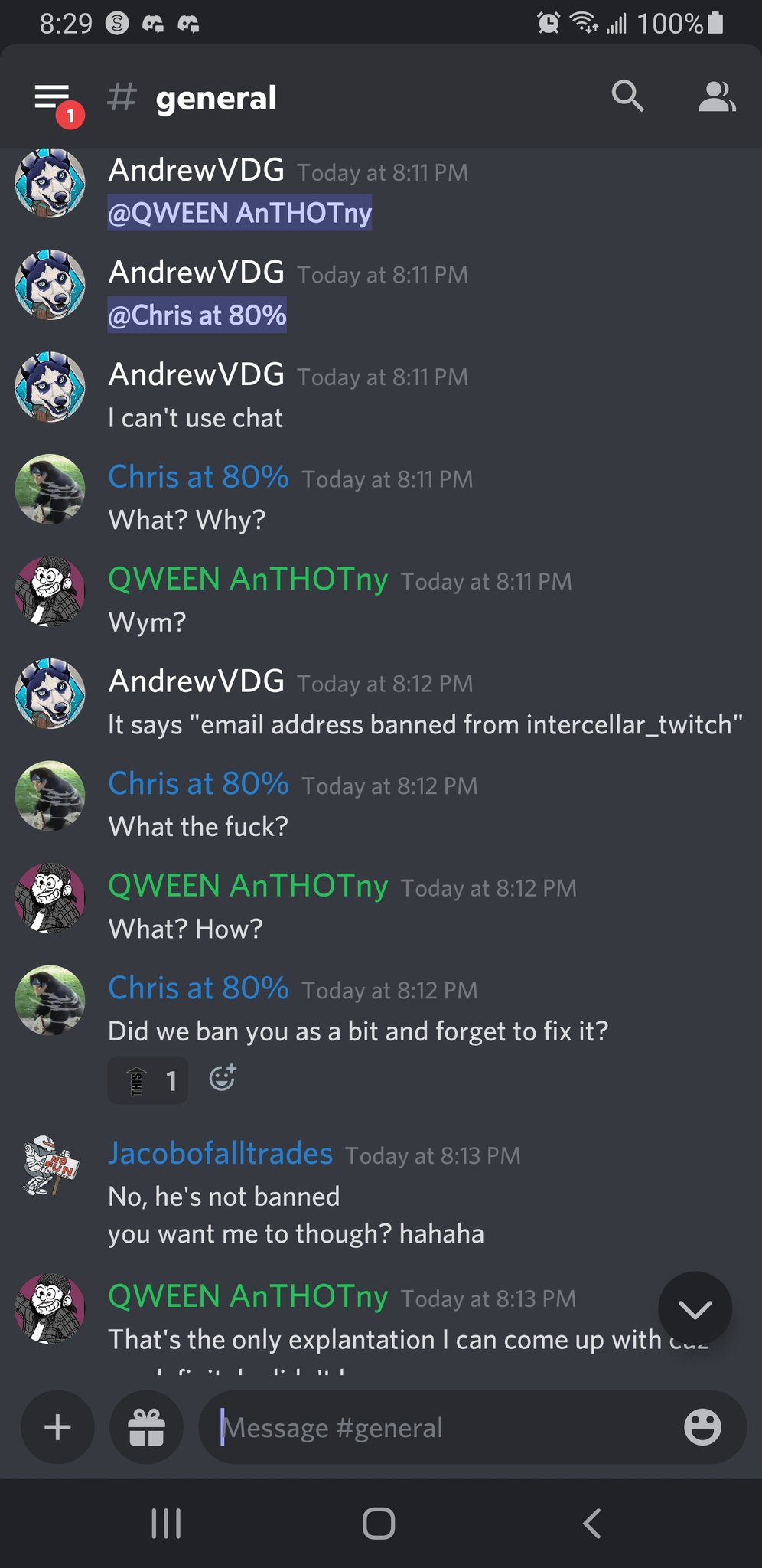 Global twitch chat ban