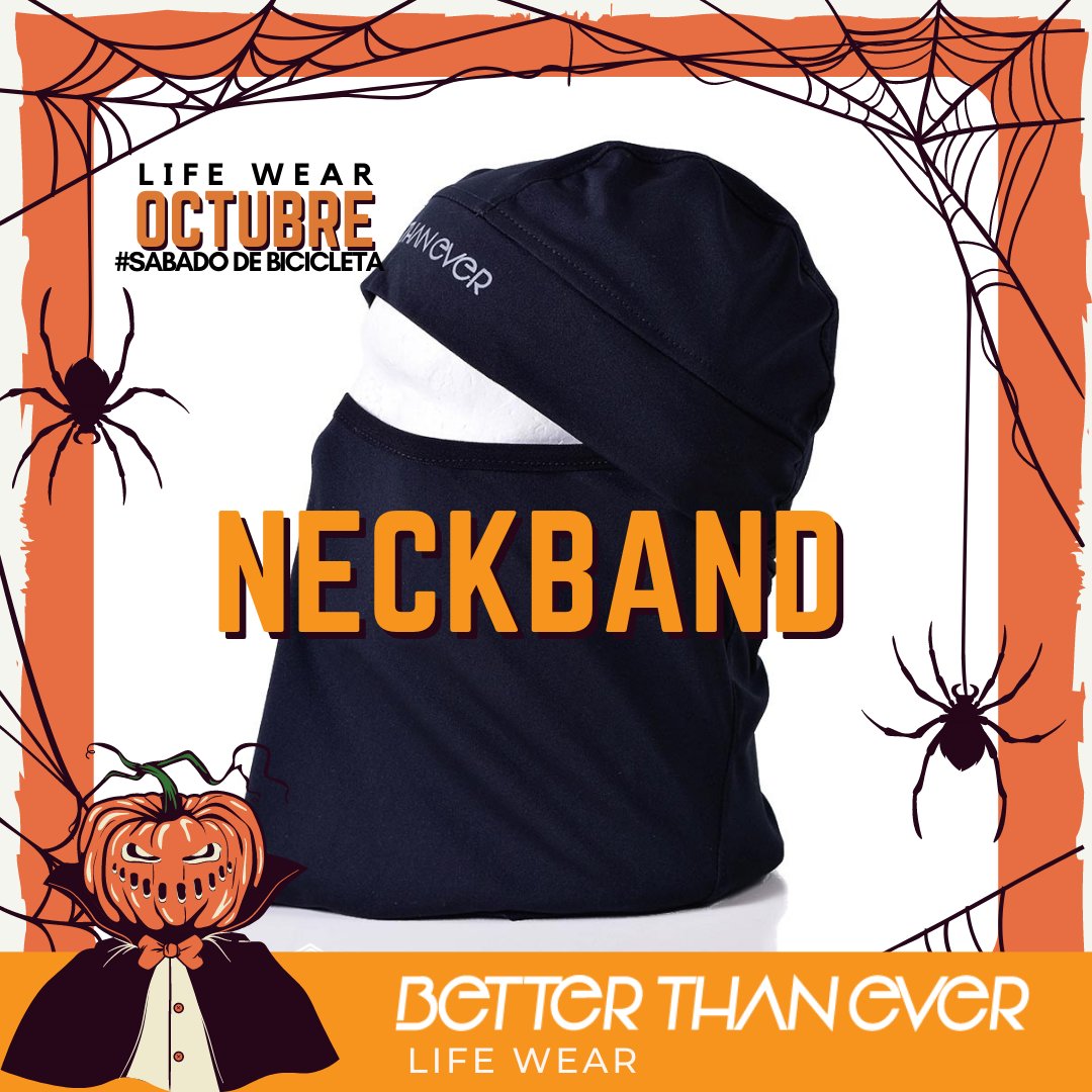 4BetterThanEver's tweet image. NeckBand: Ideal para proteger de las impuresas, viento, pulución y germenes, 
#betterthanever #modafuncional #lifewear #sabadosdebicicleta