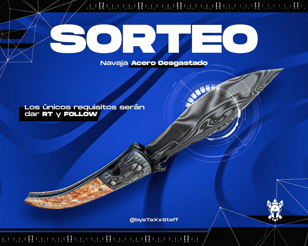 💙 Sultanes! 

Sorteo cuchillo Navaja - Acero de Damasco entre todos los que deis RT y Follow. El ganador se anunciará en 1 semana!  

Mucha suerte a todos! 🎁