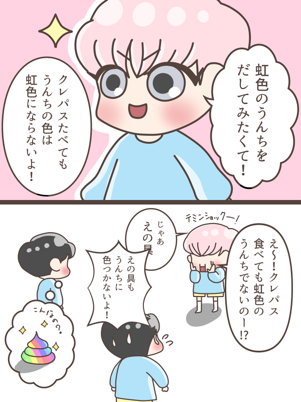 テミンちゃんは虹色💩の夢を見るか

#Kai
#Sehun
#Taemin 