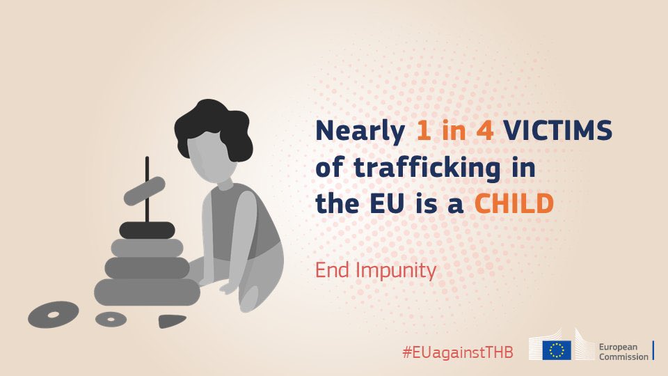 EUHomeAffairs's tweet photo. How does 🇪🇺protect children against trafficking?

Tweet #AskHOME to send❓&amp; join our @TwitterSpaces with:
🇪🇺 Commissioner @YlvaJohansson
🇪🇺 Anti-Trafficking Coordinator @DianeSchmittEU
👩‍💻Dr Stana Buchowska @ECPAT
🇺🇳@ilias_chatzis @UNODC_HTMSS
⚖️@Eurojust President Ladislav Hamran https://t.co/FYwauflSEA