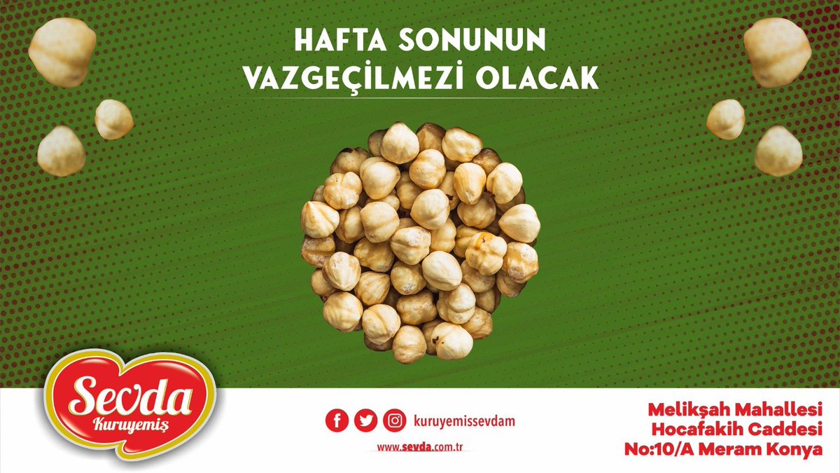KuruyemisSevdam's tweet photo. Haftasonu keyfi için Sevda Kuruyemiş'e uğramadan geçme ☺️

#SevdaKuruyemiş Yaka'da.. https://t.co/UWKFhivxFM