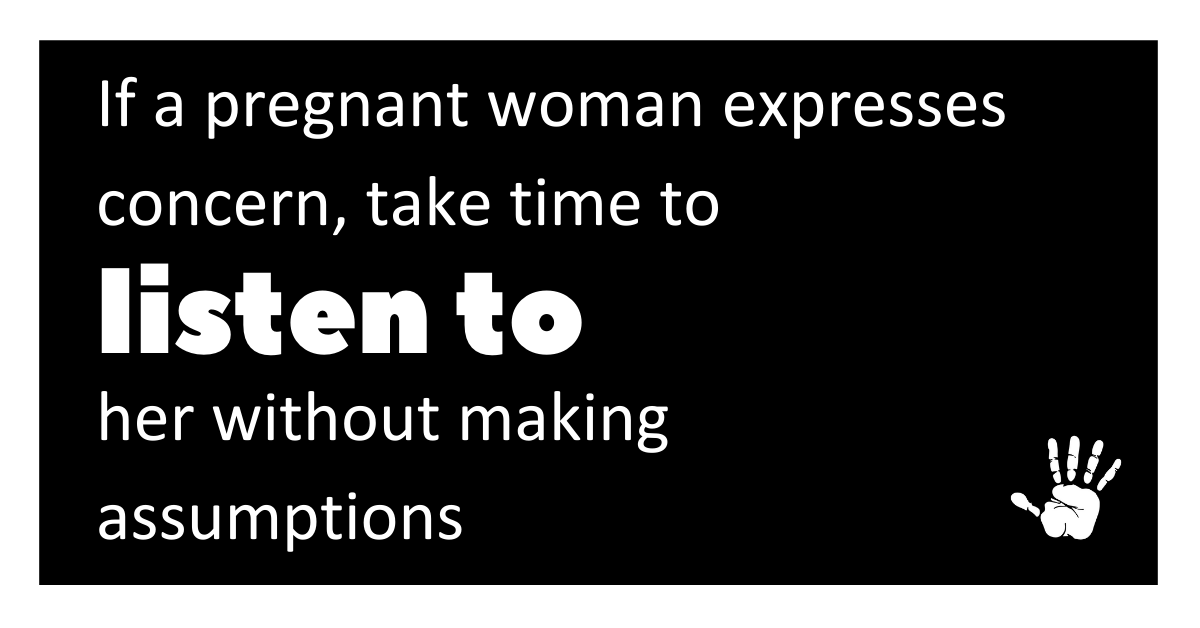 It’s important to be understanding towards pregnant women expressing concerns and anxieties. Take the time to listen to what is being said without making assumptions. Find out more about our #FivestepsforNHSstaff with <a href="/fivexmore/">Fivexmore_</a> here: fal.cn/3iUnj