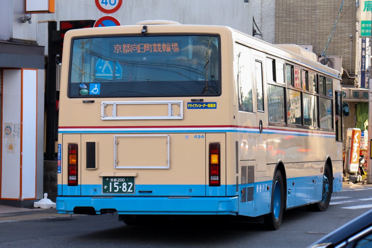阪急バス 向日494 2007年式 PKG-RA274KAN (京都200か15-82) 阪急バス