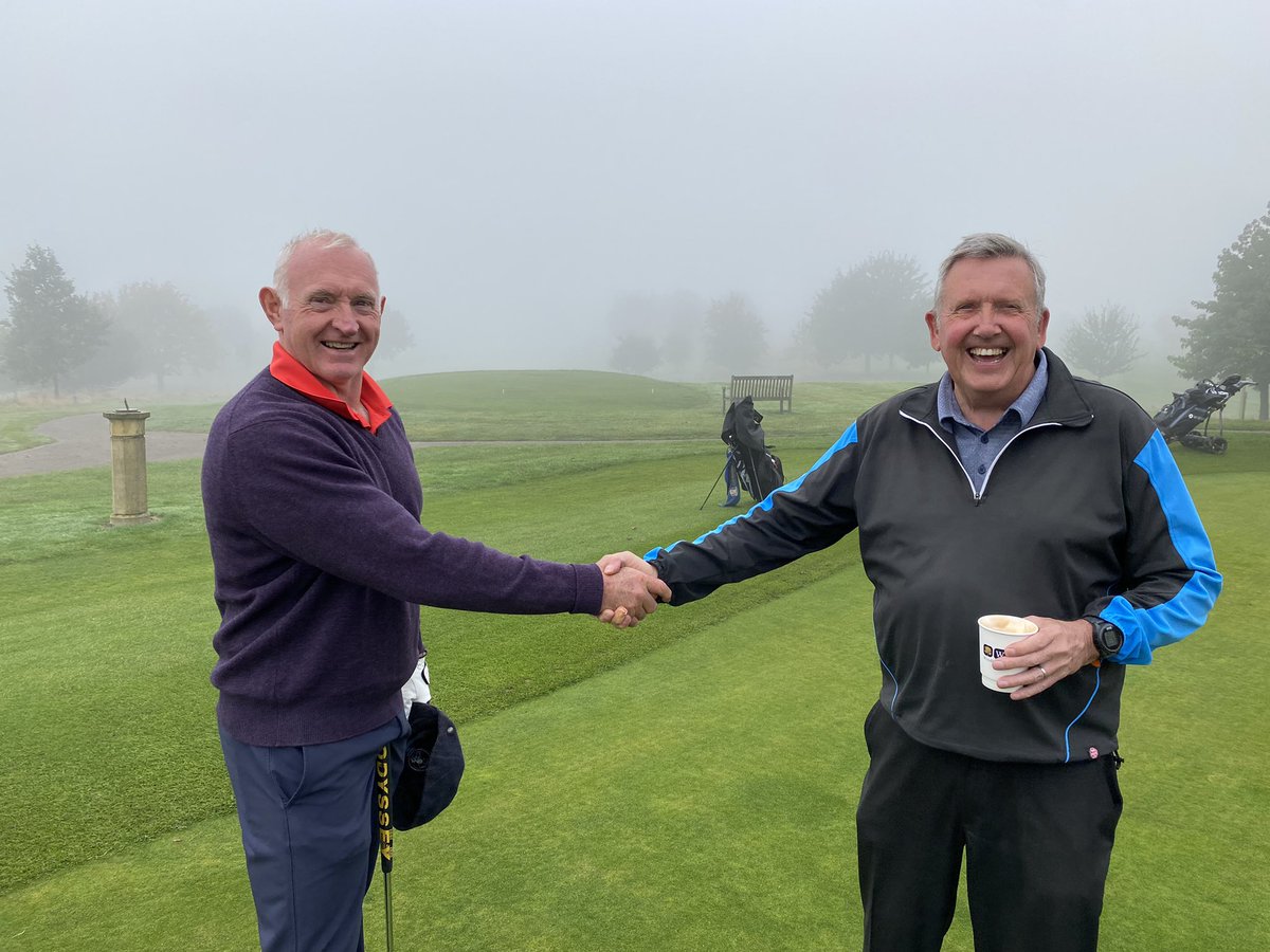 david_kircher's tweet photo. @WindleshamAGR After an hours fog delay, the @WindleshamGolf Finals and Wyder Cup are under way! https://t.co/bSUn4GTNsL