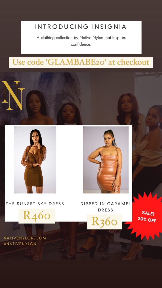 NativeNylon's tweet photo. Last couple of hours left for our biggest sale ever… 

Shop our 20% OFF sale now! | Use code ‘GLAMBABE20’ at checkout. | Offer valid for ALL products and until 2021/10/10. 🛍 

To shop: https://t.co/kFm84Jg0jC https://t.co/WVzjgsE8yl
