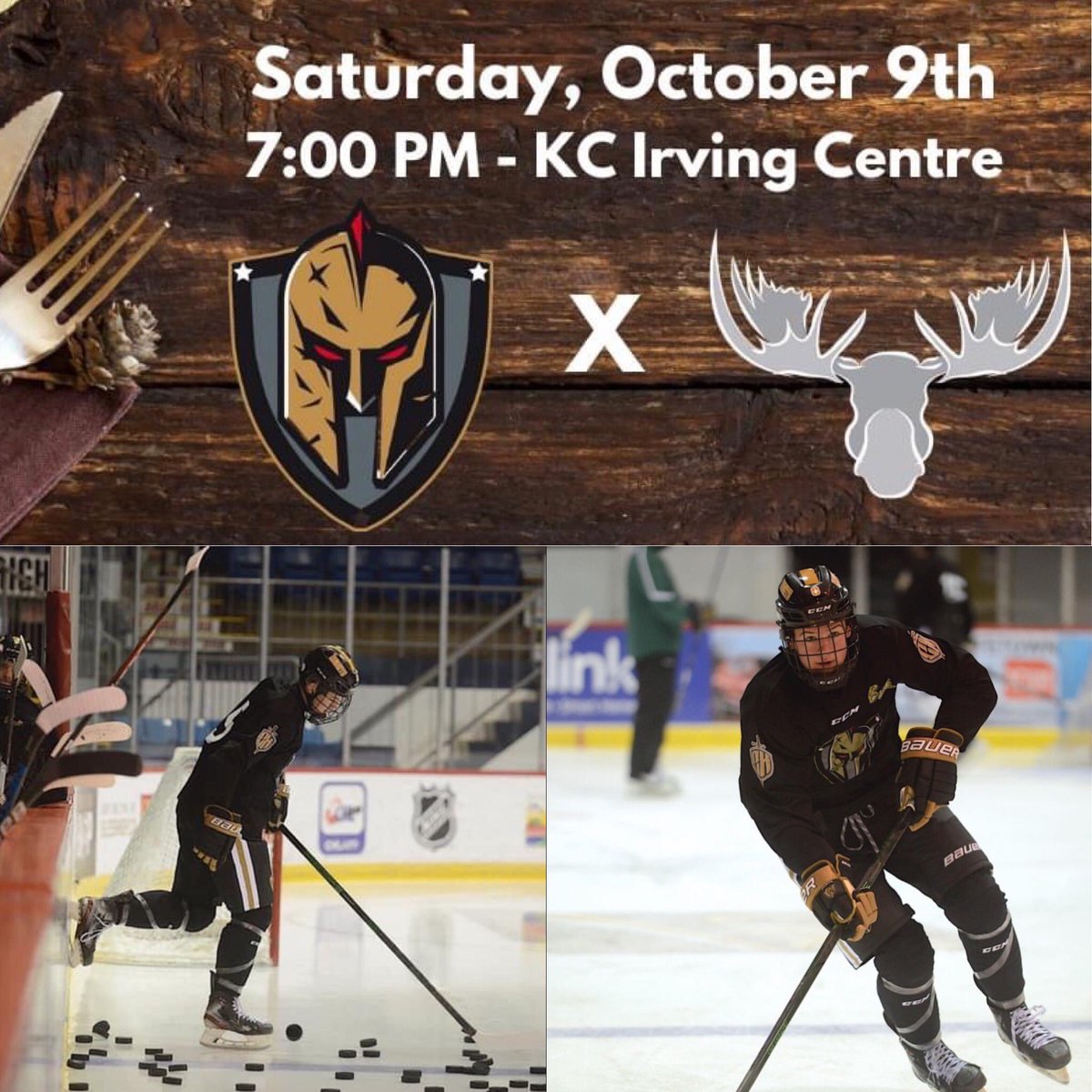 AmandaDMacInt's tweet photo. Itβs finally time! Itβs game day! π₯
π
After 3 weeks of recovery time, @Jude_campbell10 finally hits the ice tonight to play his first regular season game with the Knights vs Northern in Bathurst. This hockey mom will be cheering loud and proud from home! #letsgo8 #beallin https://t.co/z7snQAZrUC