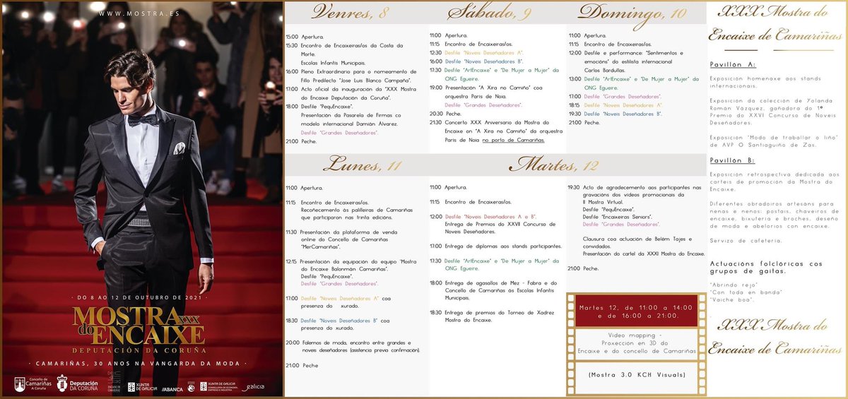 Hoy estaremos en la XXX edición de la @mostraencaixecamarinas en Camariñas📍

19:00h presentación #axiradocamiño en stand de desfiles

21:30h concierto <a href="/paris_de_noia_/">Paris de Noia Oficial</a> 

El evento será de pie, con aforo limitado y la entrada será por orden de llegada