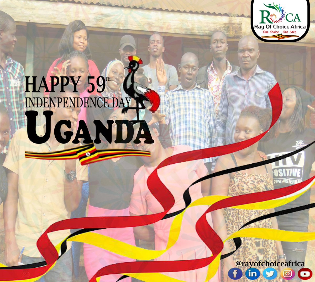 IASADRI's tweet photo. As we celebrate #UgandaAt59 let's advocate for an informed community of young people, and engage the different stakeholders for proper SRHR services.
#SheDecidesNOW #voicesforhealth #VoiceYourChoice #WeAreROCA
#happy59thindependenceday2021
#UgandaAt59 https://t.co/V39h3KgOrX