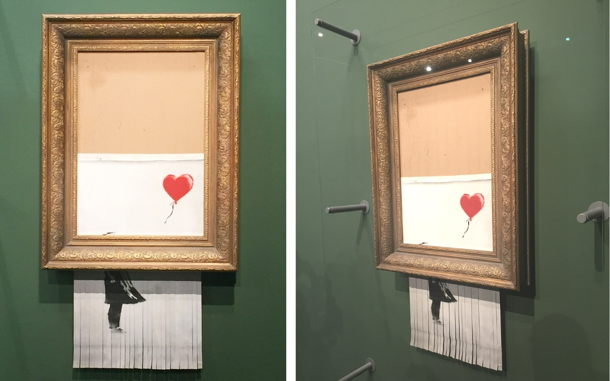 Shredded Flag at Sotheby's London - Love is in the Bin
Banksy and his iconic work 'Love is in the Bin', which was the result of a public art stunt that made history in 2018 will be Sotheby’s on 14 October 2021 
sothebys.com/en/series/cont…