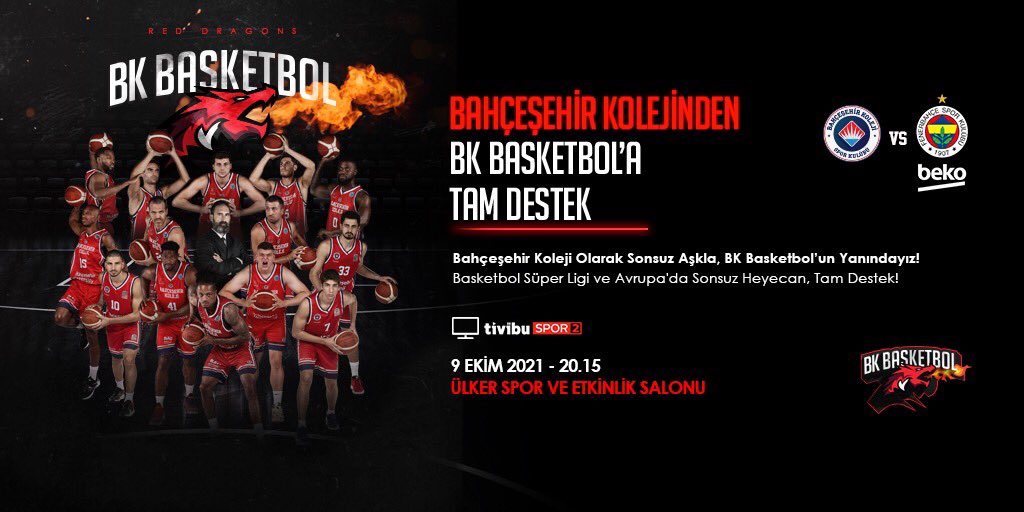 🚨 MAÇ GÜNÜ! 

ING Basketbol Süper Ligi'nin üçüncü haftasında Bahçeşehir Koleji &amp; Fenerbahçe BEKO karşılaşmasında takımımıza başarılar diliyoruz. <a href="/BKBasketbol/">Bahçeşehir Koleji Spor Kulübü</a> ❤️💙

📍<a href="/UlkerSportArena/">Ülker Spor&Etkinlik</a>
⏰ 20.15
📺 Tivibu Spor 2 &amp; TRT Spor

 #FlyHighTogether