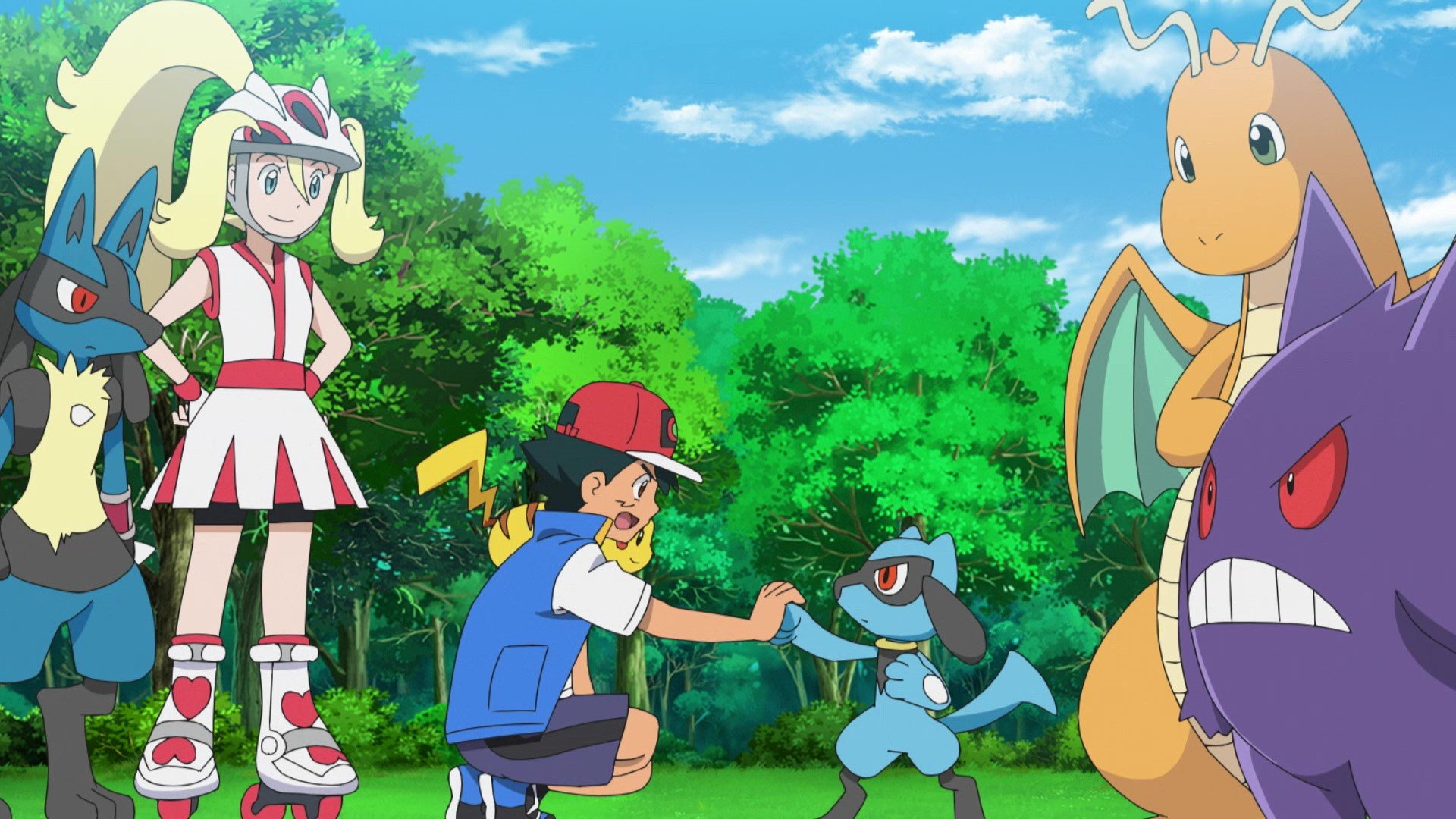 アニメ ポケットモンスター 公式 En Twitter アニポケ 第25話で サトシがかつて一緒に旅をしていたコルニの ルカリオ に会った リオル バトルでメガシンカしたルカリオのかっこよさに リオルは大感動だったのです このエピソードは10 22 金 正午まで ポケモン