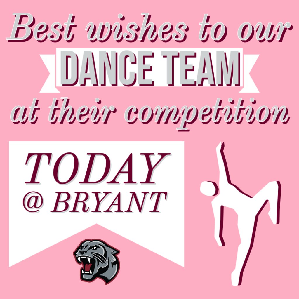 _bentonpanthers's tweet photo. Good luck to our dance team today! Graphic design credit: Chloe S. Good luck to our cross country team today! Graphic design credit: #bhs #bhspanthers20212022 #bhsdance https://t.co/Dc0ksAZX7a