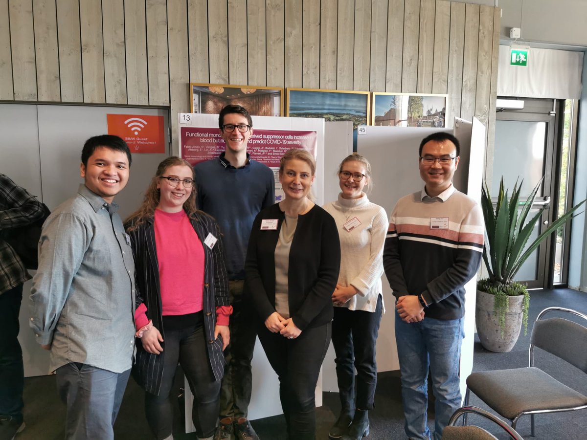 SmedSorensenLab's tweet photo. Had a really great time in #KiimRetreat 2021, discussing broad ranges of topics related to immunology and inflammation. Our PhD student, Meng Yu, also presented nice short talk about  cTfh in COVID-19  patients. @karolinskainst https://t.co/cglVEnajDJ