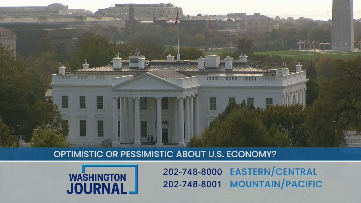 cspanwj's tweet photo. Are you optimistic or pessimistic about the U.S. Economy? 

Share your thoughts! https://t.co/ro30KjuyeO https://t.co/k9MtdBIW69
