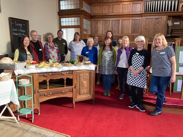 CotherstoneOC's tweet photo. Our wonderful volunteers have been busy this morning at our Pop Up Cafe! We'll be here until 3 today so why not come along and find out more about our plans for The Old Chapel?
#community #shareoffer #villagelife #volunteers https://t.co/ra6JL35s72