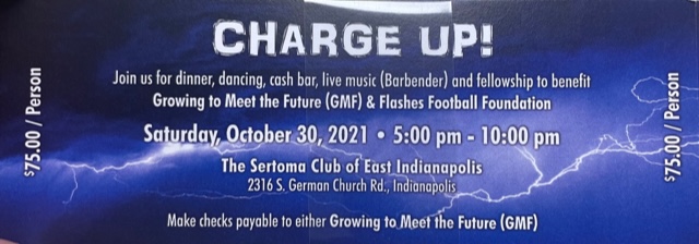 FlashesFF's tweet photo. Flashes Fans,
We are throwing a Party to Celebrate In Person Back to School &amp; to help raise funds for the upcoming High School Referendum. 
When: Sat 10/30/21
Time: 5p – 10p
Where: The Sertoma Club of East Indianapolis
2316 South German Church Road
$75 per person
Children Welcome https://t.co/EhC7iiueR5
