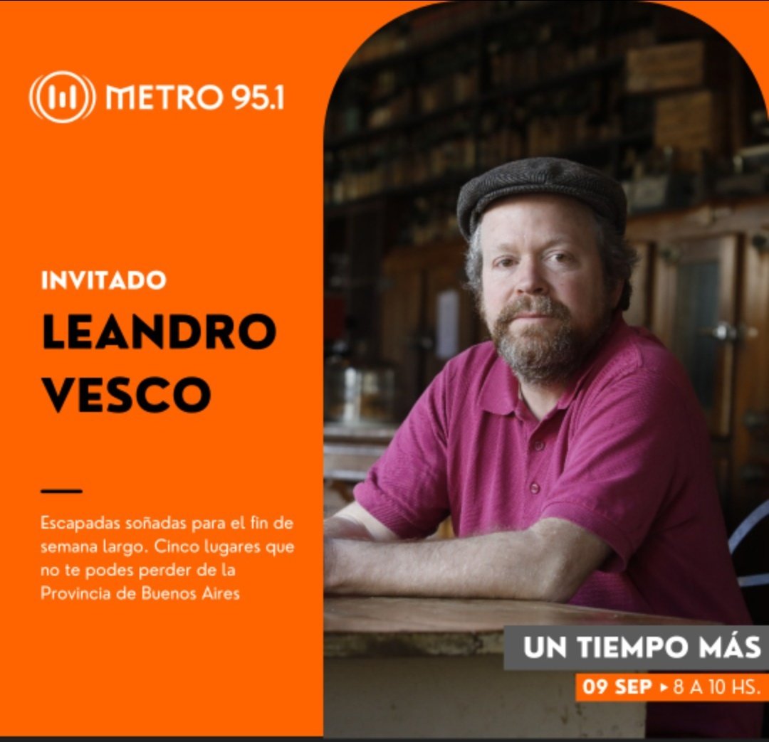 Escapadas soñadas con <a href="/leandrovesco/">Leandro Vesco</a> para este Finde XXL. Ahora en @Metro951 con <a href="/marturua/">Martina Rua</a> y <a href="/josedel_rio/">José del Rio</a>