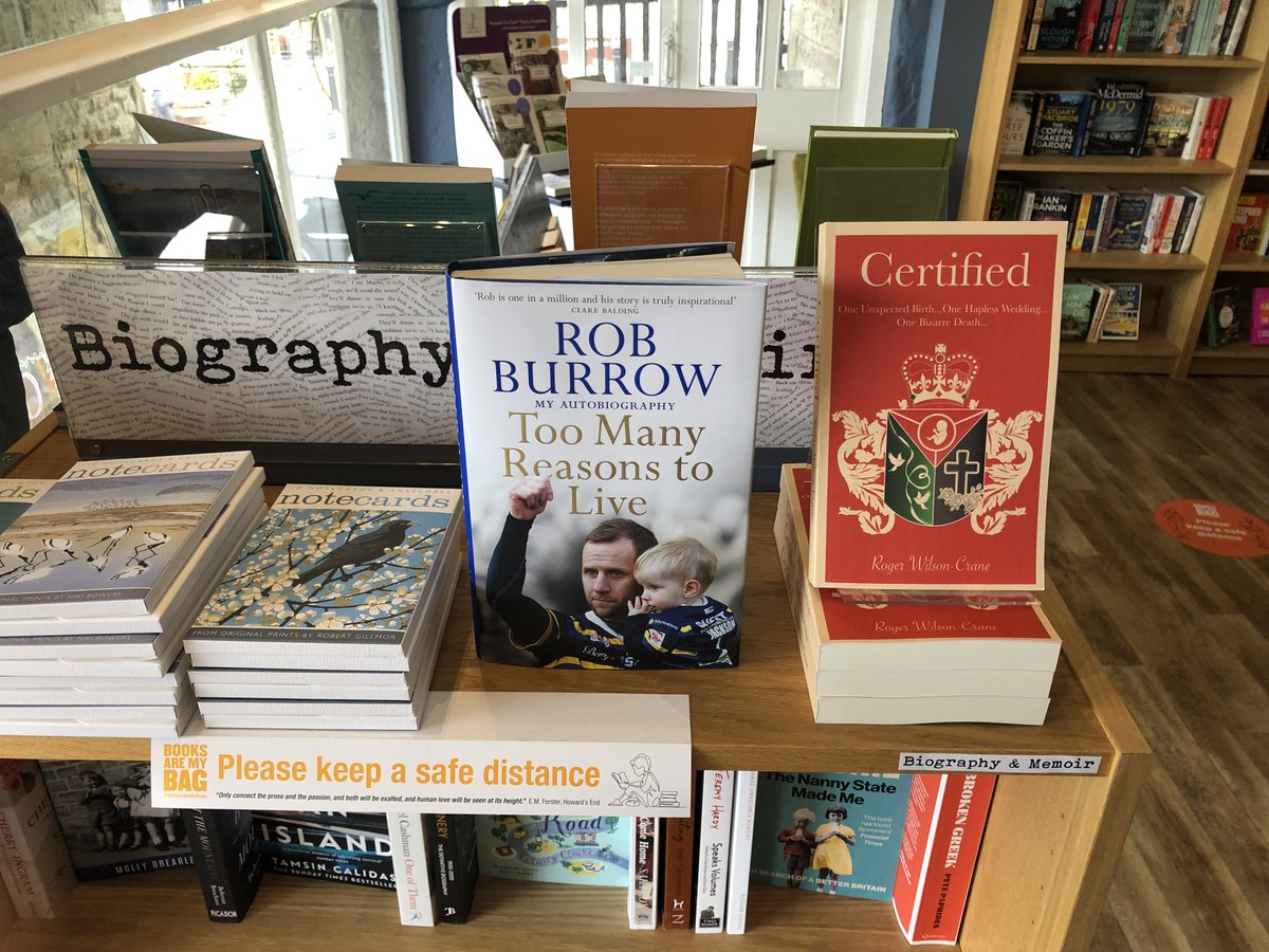 Its National Bookshop today so drop everything and go support your local independent bookshop. You might just find a gem in there...
I strongly recommend the <a href="/Rob7Burrow/">Rob Burrow CBE</a> Too Many Reasons to Live. It is an extraordinary read.
Mine can wait...
@BooksLimestone  #NationalBookshopDay