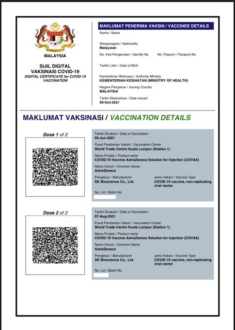 Download sijil vaksin mysejahtera