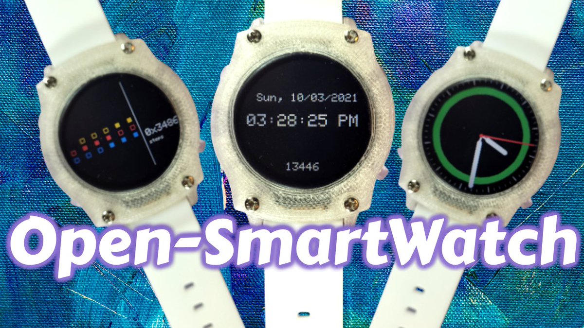 ShotokuTech's tweet photo. pauls_3d_things has put forth this incredible Open-Smartwatch that does not disappoint. Check out the various watch faces and apps. All in all this challenging DIY project is worth it. Kudos to pauls_3d_things. https://t.co/hQDwtby2xA
#OpenSmartwatch @pauls_3d_things @lilygo9 https://t.co/6C1bs59sC4