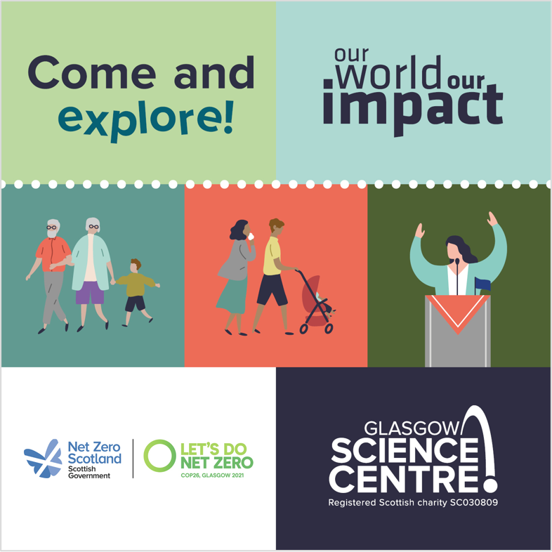 StEnochCentre's tweet photo. Come and explore a world of science within St. Enoch at the @gsc1 Pop-Up from 9th-17th October! 🔬🧬
Get hands on with GSC's interactive exhibits and digital resources with the Powering the Future Exhibits ahead of COP26 in November 🌿
@ScotGovNetZero
#COP26 #GSCOnTour https://t.co/1WvqPRQTeT
