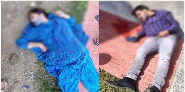 A woman principal and a teacher were shot dead at point blank range inside a government school in the heart of the city on Thursday, taking to seven the number of civilians killed by militants in Kashmir Valley in five days.
#Kashmiriyat_Kills_Hindus
#StopHinduGenocide