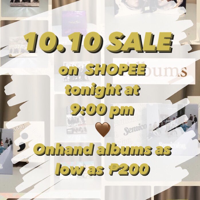 MerchMommies's tweet photo. 📣 10.10 SHOPEE SALE!!

Hello, Merch Babies!! We got you covered with our sale!! ✨
These are all unsealed, on-hand and ready to ship straight to your door! 🔔

📌COD available 😉 
Shopee link:
https://t.co/39BuQWr791 https://t.co/YnmxG0xklk