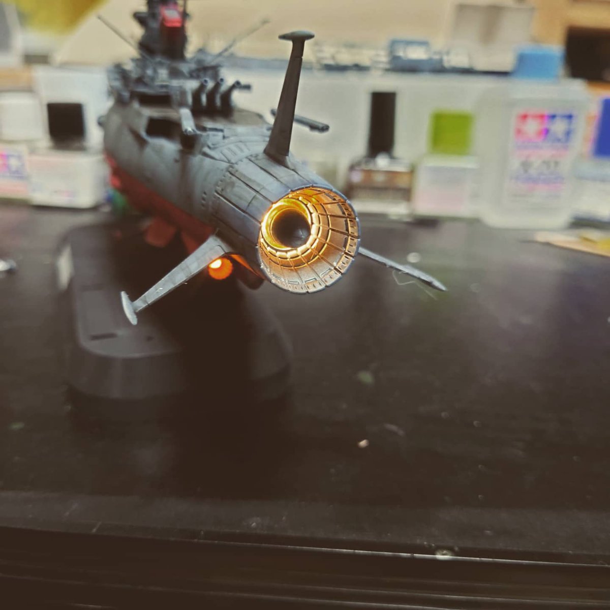 hen_naoto's tweet photo. #宇宙戦艦ヤマト
#宇宙戦艦ヤマト2205 
#宇宙戦艦ヤマト最終決戦仕様
#完成しました
疲れた。 https://t.co/i2Ld9lPVcn