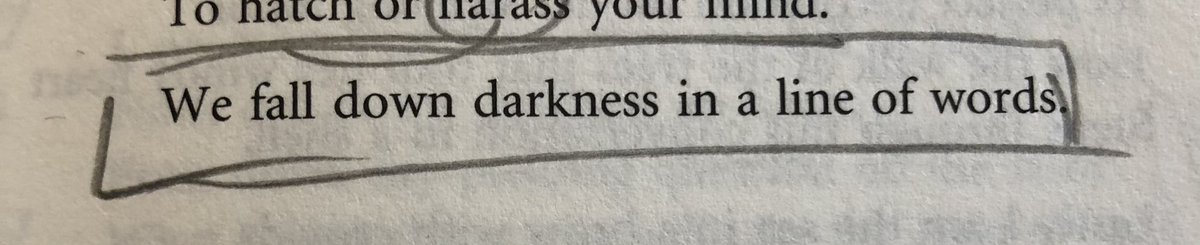 becimay's tweet image. Reading as falling down a well #WSGraham