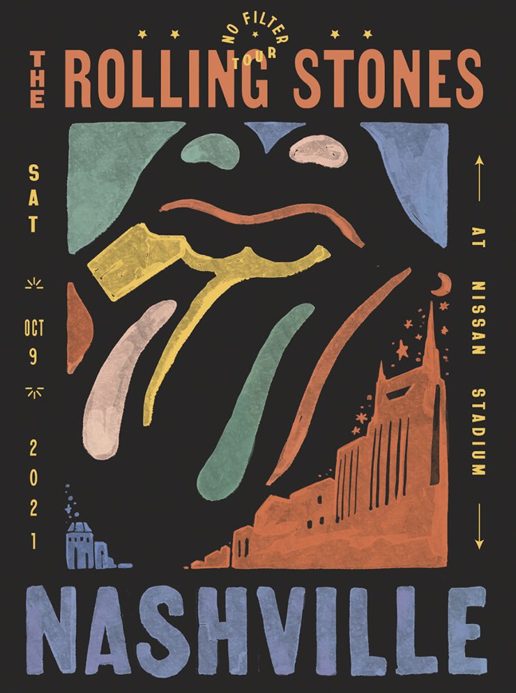 The Rolling Stones are in Music City and ready to rock the Nissan Stadium this evening. The fan song vote has ended and you picked a real country classic! See you tonight 🤠